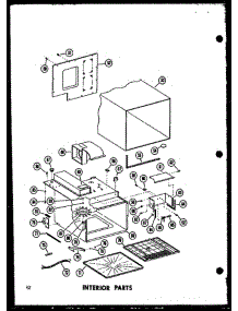 03 - Interior Parts parts for Amana Microwave R-2 / P7130601M from AppliancePartsPros.com