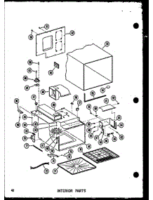 06 - Interior Parts parts for Amana Microwave R-2 / P7130602M from AppliancePartsPros.com