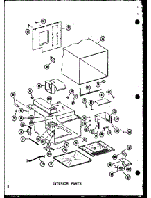 03 - Interior Parts parts for Amana Microwave R-3 / P7130603M from AppliancePartsPros.com