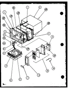 02 - Page 2 parts for Amana Microwave R361P / P1104408M from AppliancePartsPros.com