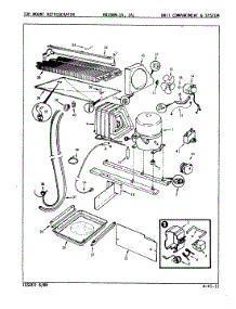02 - Unit Compartment & System parts for Magic Chef Refrigerator RB15HN-1AL / 8C43BA from AppliancePartsPros.com