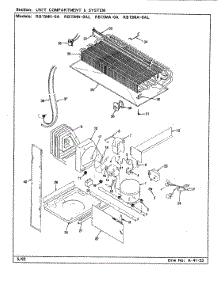 06 - Unit Compartment & System parts for Magic Chef Refrigerator RB15MA-0A / CG08A from AppliancePartsPros.com