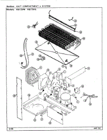 07 - Unit Compartment & System parts for Magic Chef Refrigerator RB173PA / DG35A from AppliancePartsPros.com