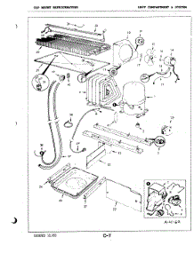 02 - Unit Compartment & System parts for Magic Chef Refrigerator RB17CY-2A / 4A75B from AppliancePartsPros.com