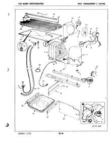 02 - Unit Compartment & System parts for Magic Chef Refrigerator RB17CY-3A / 4D41A from AppliancePartsPros.com