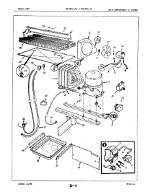 02 - Unit Compartment & System parts for Magic Chef Refrigerator RB17EY-1AL / 5E59A from AppliancePartsPros.com