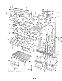 02 - Fresh Food Compartment parts for Magic Chef Refrigerator RB17EY-3A / 5C44B from AppliancePartsPros.com