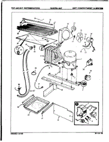 05 - Unit Compartment & System parts for Magic Chef Refrigerator RB17FA1AF / 7D66A from AppliancePartsPros.com