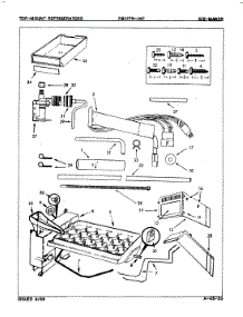 02 - Ice Maker parts for Magic Chef Refrigerator RB17FN1AF / 7D66A from AppliancePartsPros.com