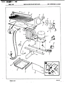 04 - Unit Compartment & System parts for Magic Chef Refrigerator RB17FN-2AF / 7C14A from AppliancePartsPros.com