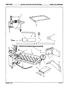 05 - Water & Ice Dispenser parts for Magic Chef Refrigerator RB17FY2AF / 8C46A from AppliancePartsPros.com