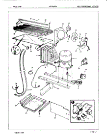 04 - Unit Compartment & System parts for Magic Chef Refrigerator RB17GA-3A / 7C29A from AppliancePartsPros.com