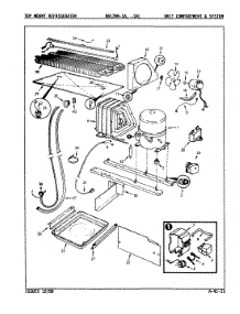 04 - Unit Compartment & System parts for Magic Chef Refrigerator RB17HA-1AL / 9B47A from AppliancePartsPros.com
