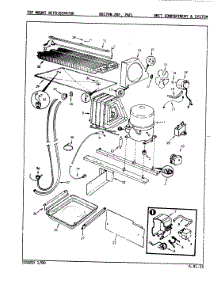 05 - Unit Compartment & System parts for Magic Chef Refrigerator RB17HA2AFL / 9B54A from AppliancePartsPros.com