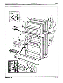 03 - Unit Compartment & System parts for Magic Chef Refrigerator RB17HN1AF / 8C62A from AppliancePartsPros.com