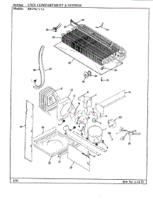 03 - Unit Compartment & System parts for Magic Chef Refrigerator RB17KN-3A / BG40C from AppliancePartsPros.com