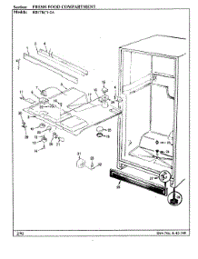 03 - Fresh Food Compartment parts for Magic Chef Refrigerator RB17KY-2A / BG31C from AppliancePartsPros.com
