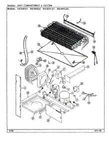 07 - Unit Compartment & System parts for Magic Chef Refrigerator RB184PDV / DG42A from AppliancePartsPros.com