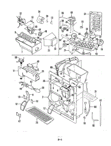 05 - Water & Ice Dispenser parts for Magic Chef Refrigerator RB18EA-3AW / 5B47A from AppliancePartsPros.com