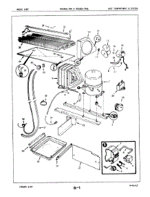 02 - Unit Compartment & System parts for Magic Chef Refrigerator RB18EY-3AW / 7B03A from AppliancePartsPros.com