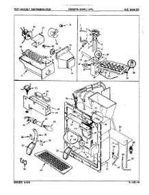 02 - Ice Maker parts for Magic Chef Refrigerator RB18FA-3AL / 7B20B from AppliancePartsPros.com