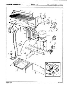 03 - Unit Compartment & System parts for Magic Chef Refrigerator RB18FY-3AL / 7B20B from AppliancePartsPros.com