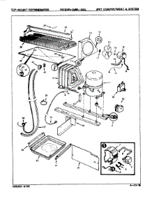 05 - Unit Compartment & System parts for Magic Chef Refrigerator RB18HA-3AL / 8B22B from AppliancePartsPros.com
