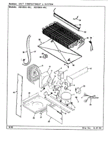 09 - Unit Compartment & System parts for Magic Chef Refrigerator RB18KN-4AL / BG44C from AppliancePartsPros.com