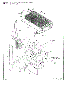05 - Unit Compartment & System parts for Magic Chef Refrigerator RB18KN-4AL / AG44C from AppliancePartsPros.com