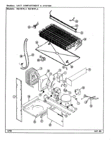 07 - Unit Compartment & System parts for Magic Chef Refrigerator RB191PLA / DE78A from AppliancePartsPros.com