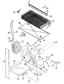 07 - Unit Compartment & System parts for Magic Chef Refrigerator RB191PV from AppliancePartsPros.com
