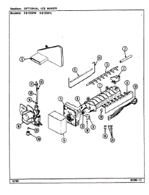 05 - Optional Ice Maker parts for Magic Chef Refrigerator RB193PW from AppliancePartsPros.com