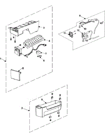 05 - Ice Maker parts for Samsung Refrigerator RB195BSSW from AppliancePartsPros.com