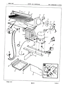 04 - Unit Compartment & System parts for Magic Chef Refrigerator RB19EA-2A / 7C07A from AppliancePartsPros.com