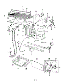 04 - Unit Compartment & System parts for Magic Chef Refrigerator RB19EN-3A2 / 5C75A from AppliancePartsPros.com