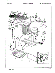 04 - Unit Compartment & System parts for Magic Chef Refrigerator RB19FN-1AL / 7C17B from AppliancePartsPros.com