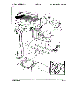 04 - Unit Compartment & System parts for Magic Chef Refrigerator RB19HN-2A / 9B59A from AppliancePartsPros.com