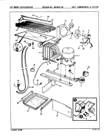 05 - Unit Compartment & System parts for Magic Chef Refrigerator RB19JA-4A / 9A22B from AppliancePartsPros.com