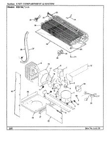 04 - Unit Compartment & System parts for Magic Chef Refrigerator RB19KA-1A / BG51B from AppliancePartsPros.com