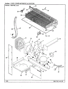 07 - Unit Compartment & System parts for Magic Chef Refrigerator RB19KA-2A / CG58A from AppliancePartsPros.com