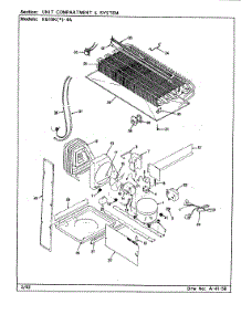 08 - Unit Compartment & System parts for Magic Chef Refrigerator RB19KA-4A / BG65C from AppliancePartsPros.com