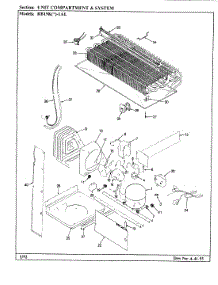 05 - Unit Compartment & System parts for Magic Chef Refrigerator RB19KN-1AL / BG52C from AppliancePartsPros.com