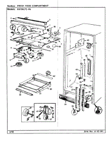 04 - Fresh Food Compartment parts for Magic Chef Refrigerator RB19KN-4A / BG64C from AppliancePartsPros.com