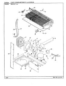 05 - Unit Compartment & System parts for Magic Chef Refrigerator RB19KN-4A / BG65B from AppliancePartsPros.com
