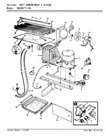 03 - Unit Compartment & System parts for Magic Chef Refrigerator RB19KN-4A / AG65D from AppliancePartsPros.com