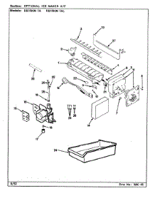 05 - Optional Ice Maker Kit parts for Magic Chef Refrigerator RB19KW-1A / CG53A from AppliancePartsPros.com