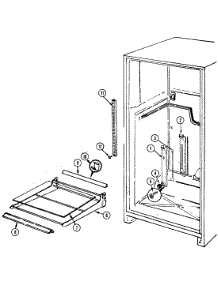 07 - Shelves & Accessories parts for Magic Chef Refrigerator RB214PA from AppliancePartsPros.com