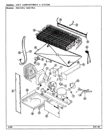 08 - Unit Compartment & System parts for Magic Chef Refrigerator RB214RA / DG74A from AppliancePartsPros.com