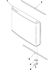 02 - Freezer Door parts for Samsung Refrigerator RB2155BB from AppliancePartsPros.com
