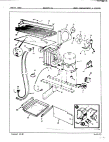 04 - Unit Compartment & System parts for Magic Chef Refrigerator RB21FA-3A / 7C30A from AppliancePartsPros.com